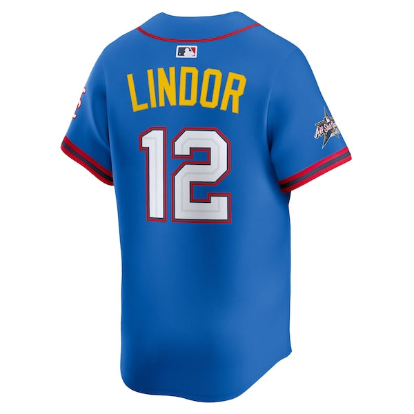 Francisco Lindor National League Nike 2025 All-Star Edition Limited Player Jersey - Blue - Image 3