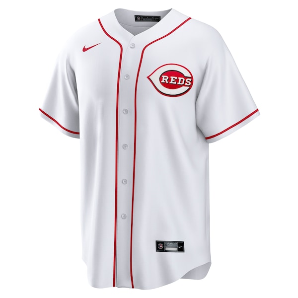 Elly De La Cruz Cincinnati Reds Nike Home Replica Jersey - White - Image 2