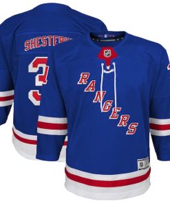 Igor Shesterkin New York Rangers Youth Home Premier Player Jersey - Blue/Navy