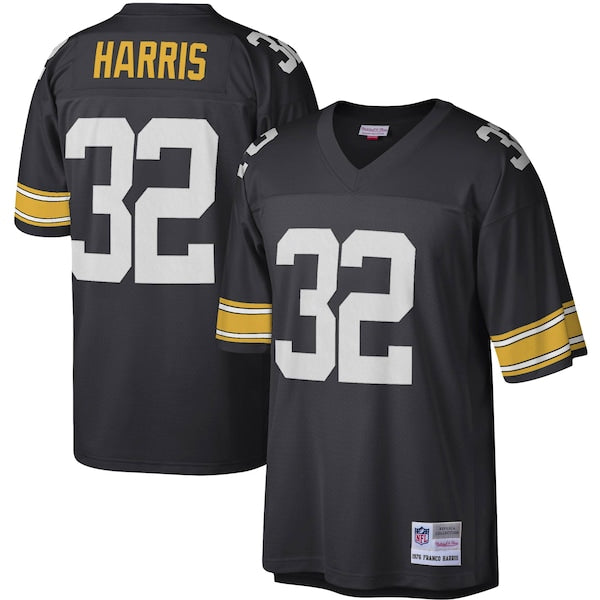 Franco Harris Pittsburgh Steelers Legacy Replica Jersey - Black/White - Image 2