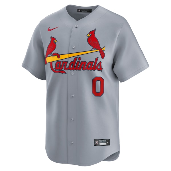 Masyn Winn St. Louis Cardinals Nike Away Limited Player Jersey - Gray/White - Image 3