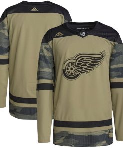 Detroit Red Wings adidas Military Appreciation Team Authentic Practice Jersey - Camo