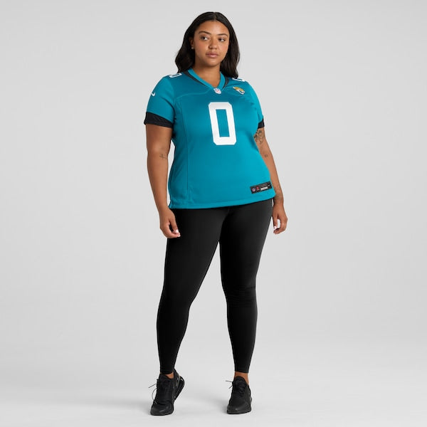 Devin Lloyd Jacksonville Jaguars Nike Women's Team Game Jersey - Teal - Image 6
