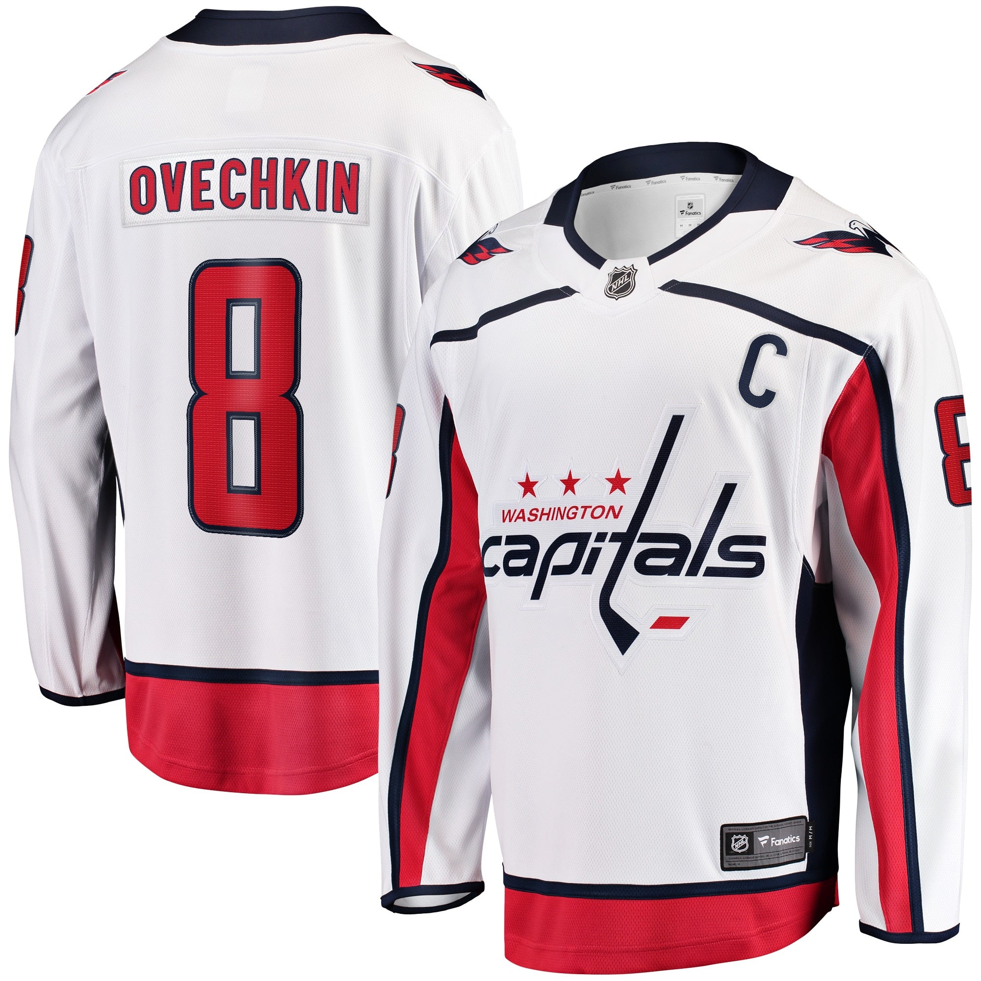 Alexander Ovechkin Washington Capitals Alternate 50th Anniversary Premier Breakaway Player Jersey - Black/White - Image 5