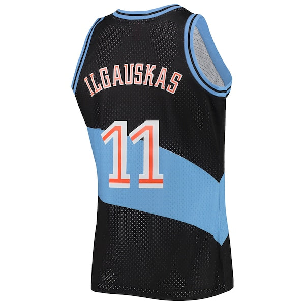 Zydrunas Ilgauskas Cleveland Cavaliers Hardwood Classics Swingman Jersey - Black - Image 3
