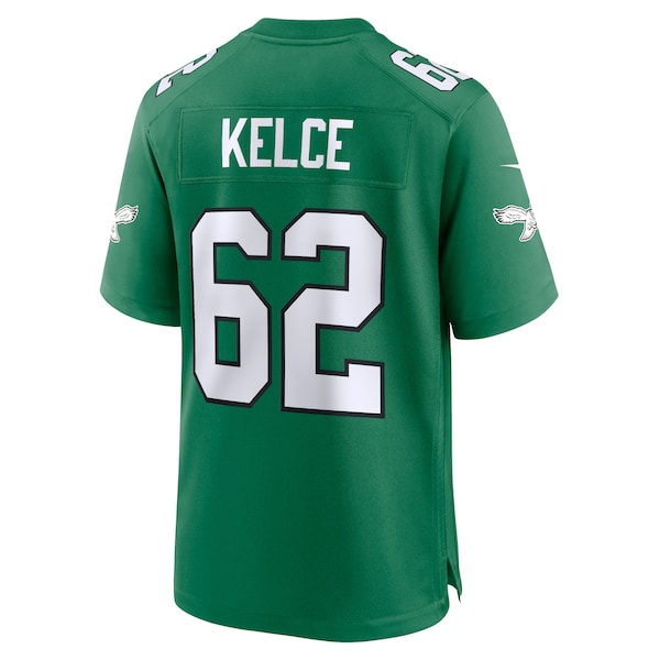 Jason Kelce Philadelphia Eagles Nike Alternate Game Player Jersey - Kelly Green/Green - Image 4