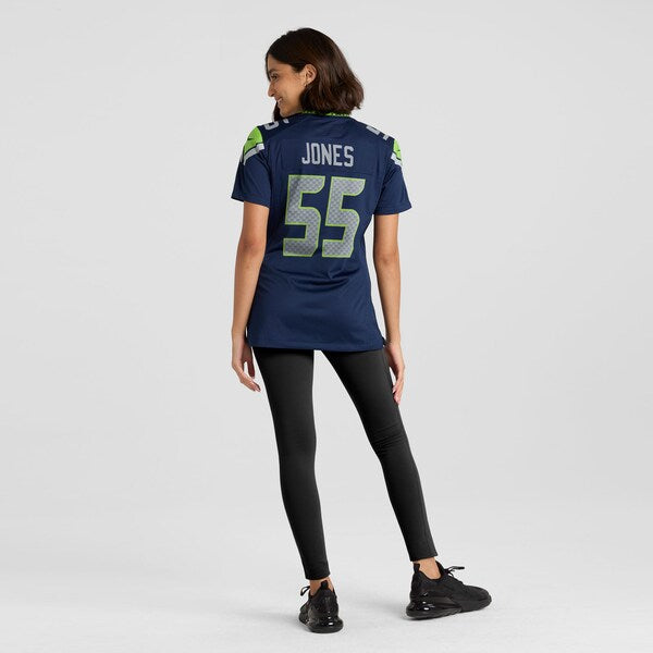 Dre'Mont Jones Seattle Seahawks Nike Women's Team Game Jersey - College Navy - Image 7