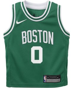 Alternative view of Jayson Tatum Boston Celtics Nike Toddler Swingman Player Jersey - Icon Edition - Green