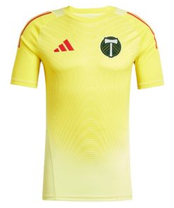 Alternative view of Portland Timbers adidas 2025 Goalkeeper Jersey - Yellow
