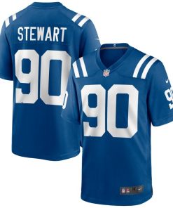 Alternative view of Grover Stewart Indianapolis Colts Nike Game Jersey - Royal/Blue
