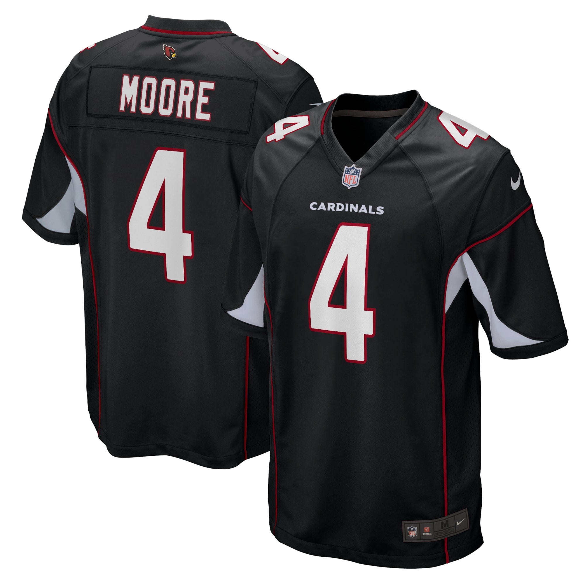 Rondale Moore Arizona Cardinals Nike Team Game Jersey - Cardinal/Black - Image 6