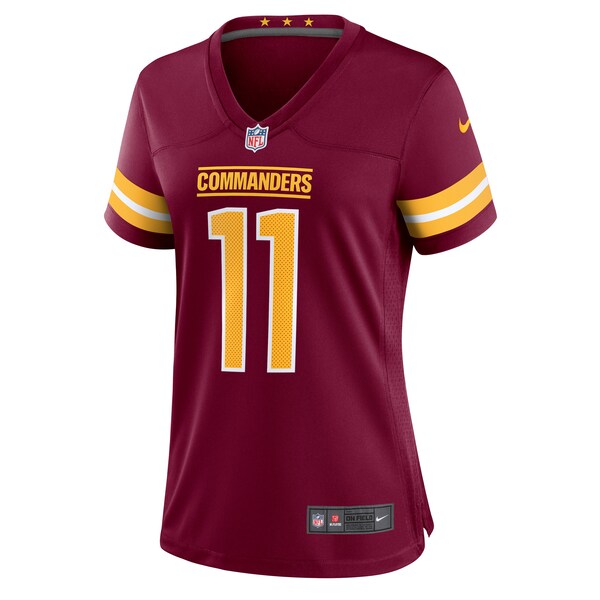 Carson Wentz Washington Commanders Nike Women's Game Jersey - Burgundy/Black/White - Image 3