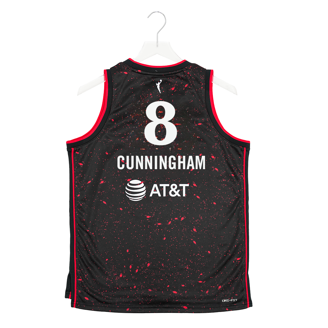 Men's Sophie Cunningham Indiana Fever Nike Stranger Things Victory Jersey - Rebel Edition - Black - Image 2
