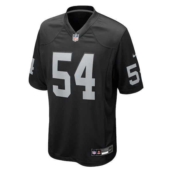 Brennan Jackson Las Vegas Raiders Nike Team Game Jersey - Black - Image 2