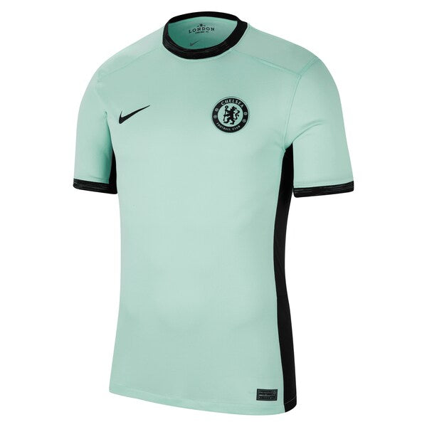 Reece James Chelsea Nike 2023/24 Third Stadium Replica Player Jersey - Mint/Blue/Navy - Image 3
