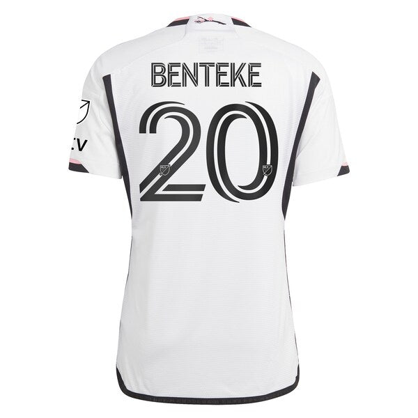 Christian Benteke D.C. United adidas 2024 The Cherry Blossom Kit Authentic Player Jersey - White - Image 3
