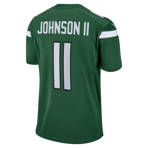 Jermaine Johnson II New York Jets Nike Game Jersey - Gotham Green/White - Image 4