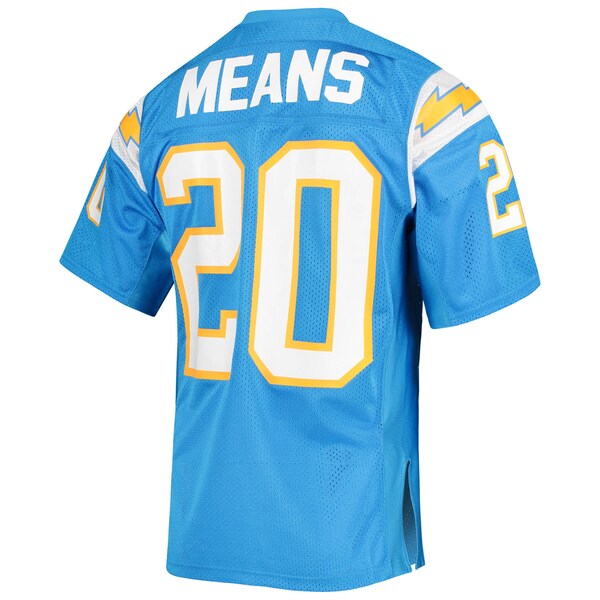 Natrone Means Los Angeles Chargers 1994 Authentic Throwback Retired Player Jersey - Powder Blue - Image 3