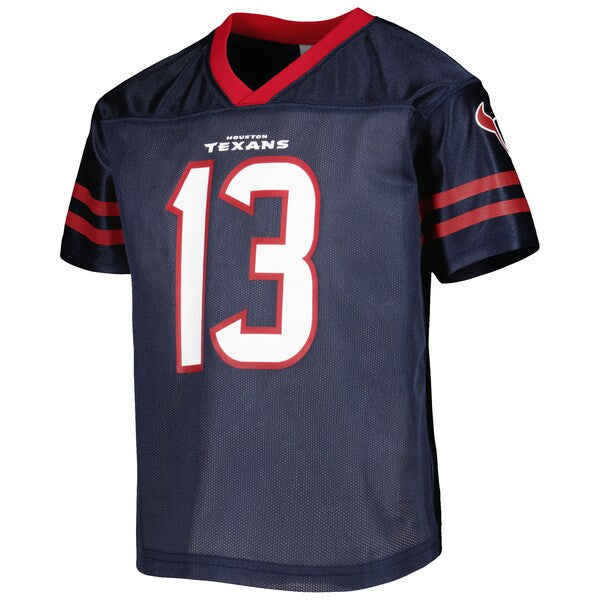 Youth Brandin Cooks Navy Houston Texans Player Jersey - Image 2
