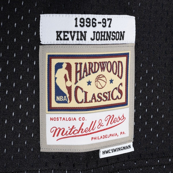 Kevin Johnson Phoenix Suns Hardwood Classics 1996/97 Split Swingman Jersey - Purple/Black - Image 5