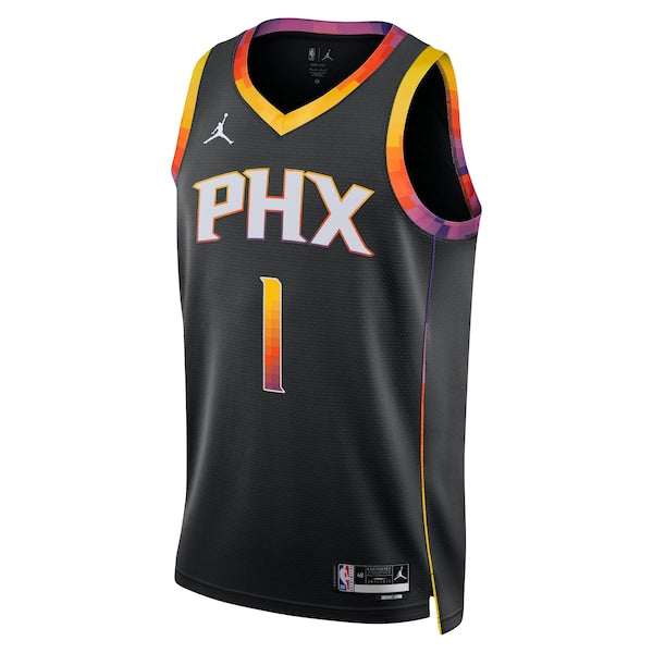 Devin Booker Phoenix Suns Jordan Brand Unisex Swingman Jersey - Statement Edition - Black - Image 2