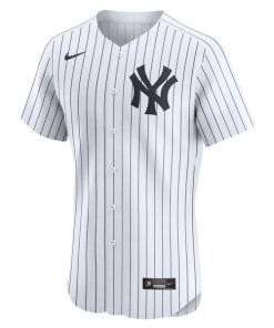 Alternative view of Jonathan Lo¨¢isiga New York Yankees Nike Home Elite Player Jersey - White
