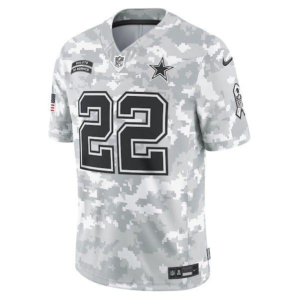 Emmitt Smith Dallas Cowboys Nike 2024 Salute to Service Retired Player Limited Jersey - Arctic Camo - Image 2