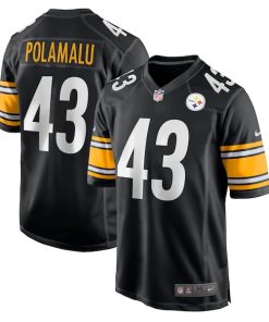 Troy Polamalu Pittsburgh Steelers Nike Retired Player Game Jersey - Black
