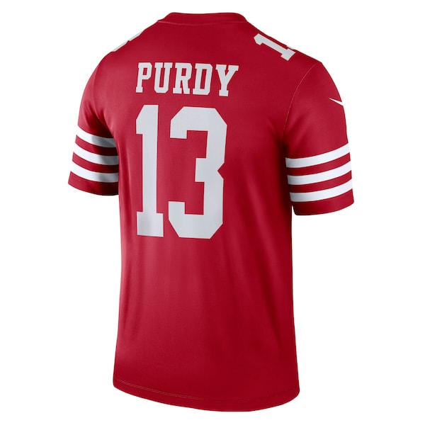 Brock Purdy San Francisco 49ers Nike Team Legend Jersey - Scarlet - Image 3