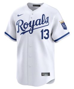 Alternative view of Salvador Perez Kansas City Royals Nike Home Limited Player Jersey - White
