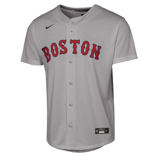 Alex Bregman Boston Red Sox Nike Youth Road Replica Jersey - Gray - Image 2
