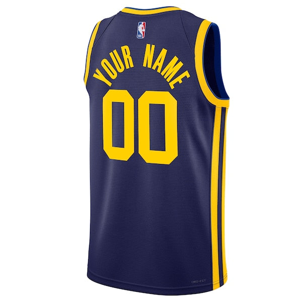 Golden State Warriors Jordan Brand Unisex 2022/23 Swingman Custom Jersey - Statement Edition - Blue - Image 3