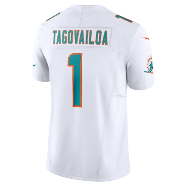 Tua Tagovailoa Miami Dolphins Nike Vapor F.U.S.E. Limited Jersey - White - Image 3