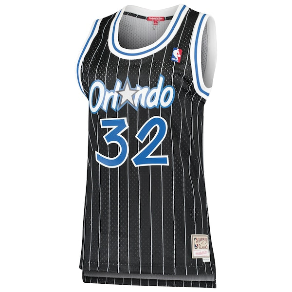 Shaquille O'Neal Orlando Magic Women's 1995/96 Hardwood Classics Swingman Jersey - Black - Image 2