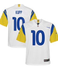 Alternative view of Cooper Kupp Los Angeles Rams Nike Youth Game Jersey - White/Royal