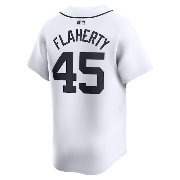 Jack Flaherty Detroit Tigers Nike Home Limited Player Jersey - White - Image 3