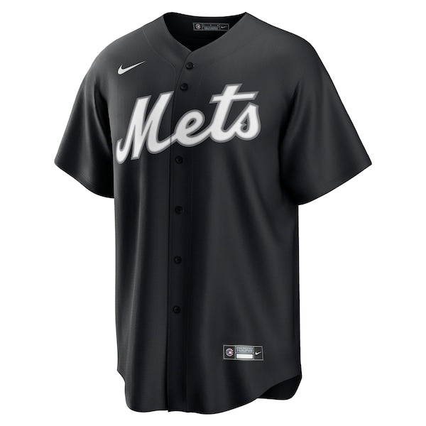 Pete Alonso New York Mets Nike Lights Out Replica Player Jersey - Black - Image 2