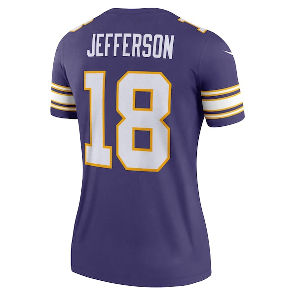Justin Jefferson Minnesota Vikings Nike Women's Alternate Legend Jersey - Purple - Image 3