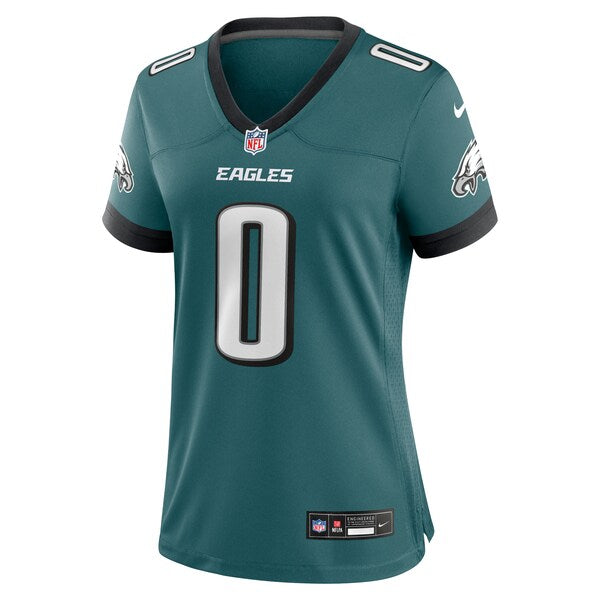 Josh Uche Philadelphia Eagles Nike Women's Team Game Jersey - Midnight Green - Image 2