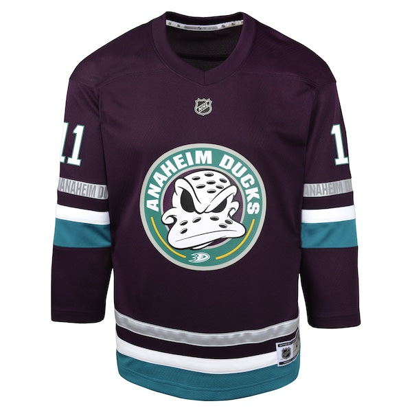 Trevor Zegras Anaheim Ducks Youth 30th Anniversary Replica Player Jersey?ยจC Purple - Image 2