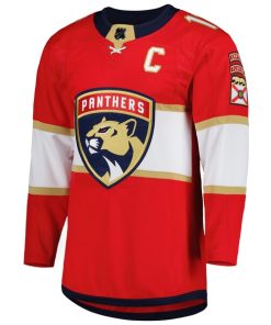 Alternative view of Aleksander Barkov Florida Panthers adidas  Primegreen Authentic Player Jersey - Red