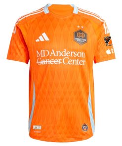 Alternative view of Artur Houston Dynamo FC adidas 2025 Season 20 Authentic Player Jersey - Orange
