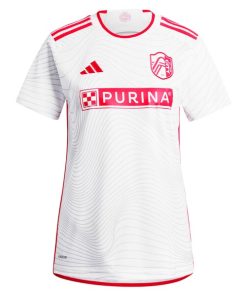 Alternative view of Eduard L?wen St. Louis City SC adidas Women's 2024 The Confluence Kit Replica Player Jersey - White