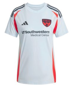 Alternative view of FC Dallas adidas Women's 2025 The Inferno Kit Replica Jersey - Light Blue