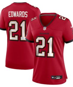 Mike Edwards Tampa Bay Buccaneers Nike Women's  Game Jersey -  Red