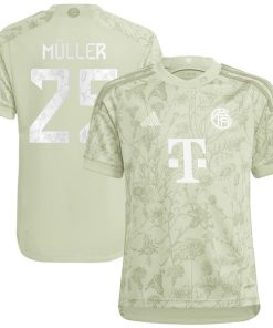 Thomas M¨¹ller Bayern Munich adidas Youth 2023/24 Oktoberfest Replica Player Jersey - Green