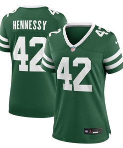 Alternative view of Thomas Hennessy New York Jets Nike Women's Team Game Jersey - Legacy Green