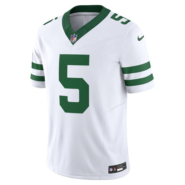 Garrett Wilson New York Jets Nike Vapor F.U.S.E. Limited Jersey - Legacy White/Black - Image 3