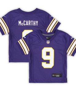 J.J. McCarthy Minnesota Vikings Nike Toddler Classic Player Game Jersey - Purple