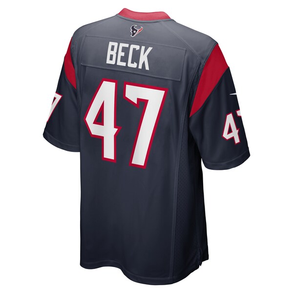 Andrew Beck Houston Texans Nike Game Player Jersey - Navy - Image 3